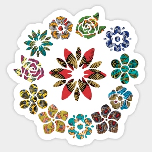 Wax Flowers Sticker